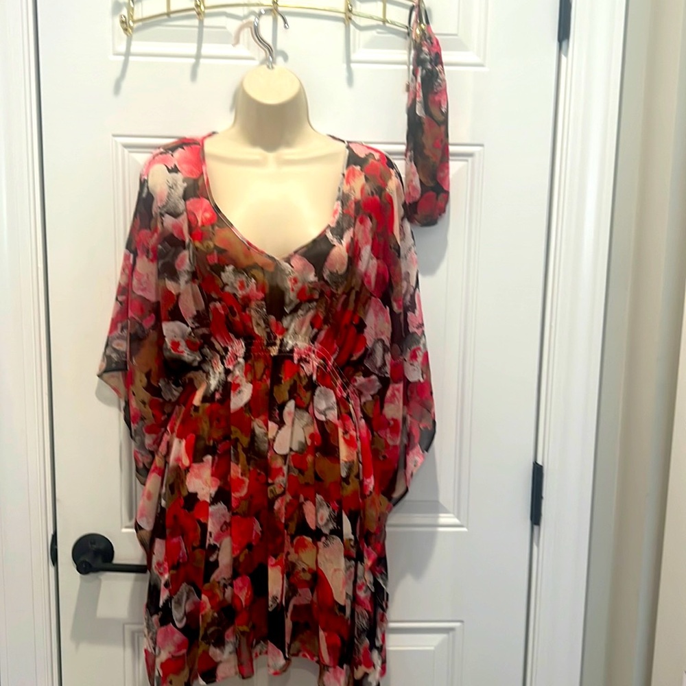 EUC! Calvin Klein Swim Dress With Bikini Bag